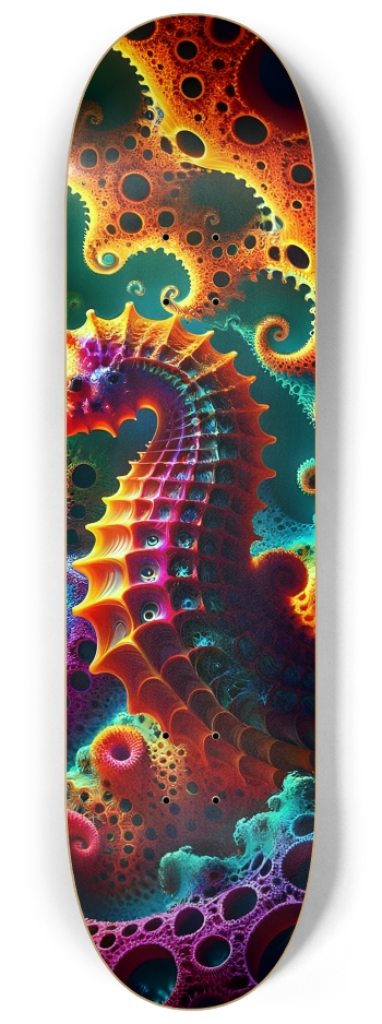 Psychedelic Fractal Sea Horse #5 #3