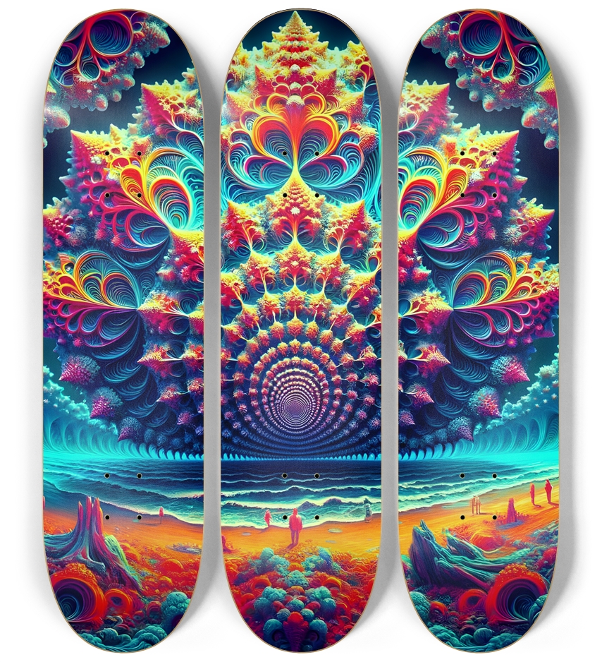 Psychedelic Fractal Waterfront #5