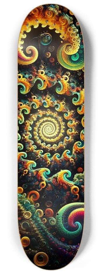 Psychedelic Fractal Sea Horse #1 #2