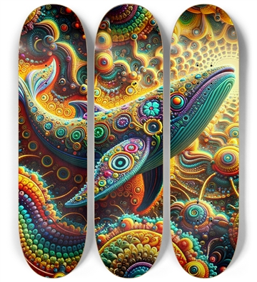 Psychedelic Fractal Whale #1