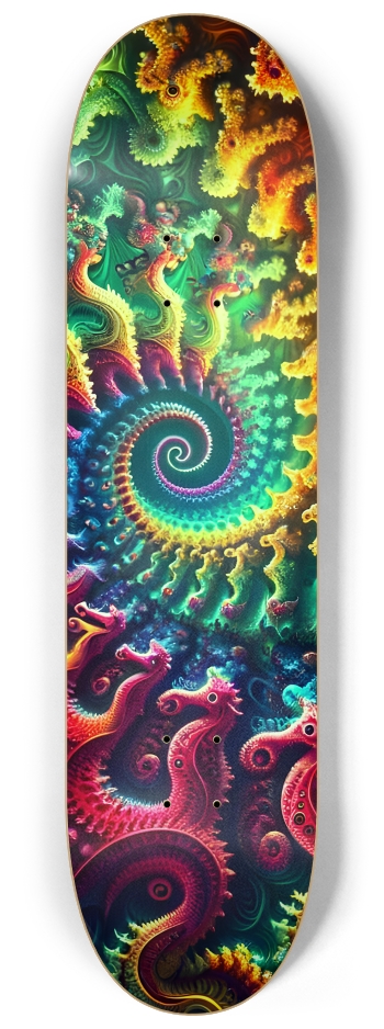 Psychedelic Fractal Sea Horse #3 #2