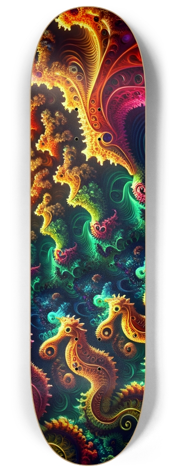 Psychedelic Fractal Sea Horse #3 #3