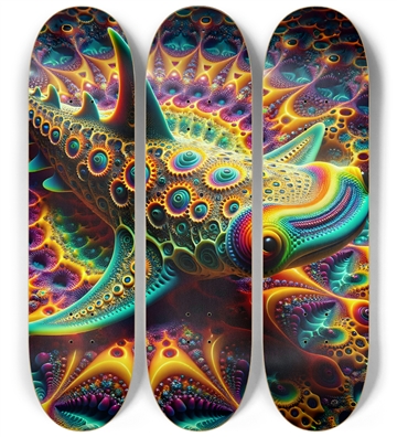 Psychedelic Fractal Shark #4