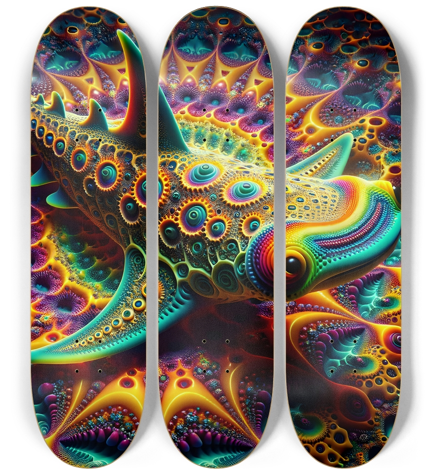 Psychedelic Fractal Shark #4
