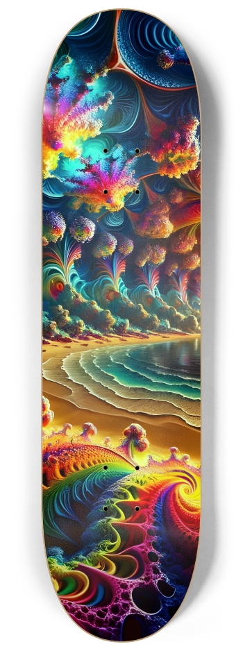 Psychedelic Fractal Waterfront #1 #2