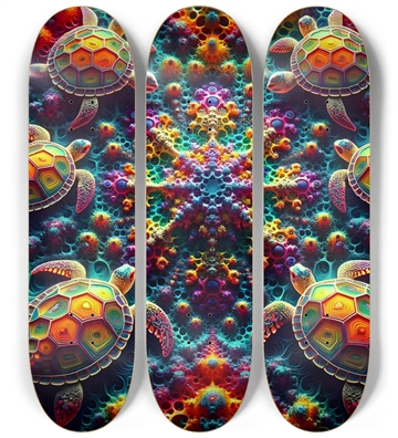 Psychedelic Fractal Sea Turtle #2