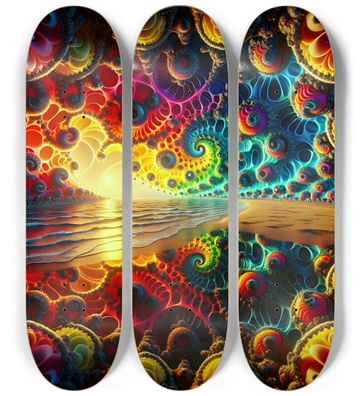 Psychedelic Fractal Waterfront #2