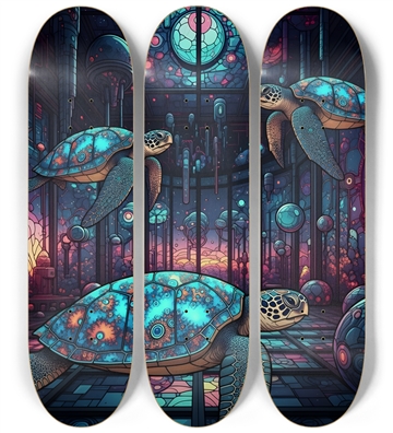 Psychedelic Fractal Sea Turtle #3