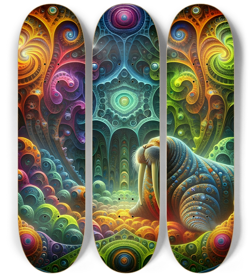 Psychedelic Fractal Walrus #3