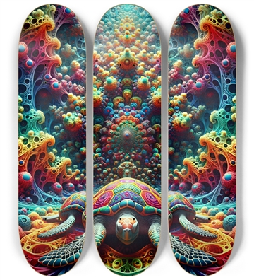 Psychedelic Fractal Sea Turtle #1