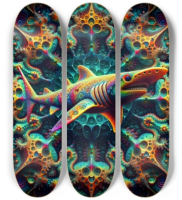 Psychedelic Fractal Shark #2