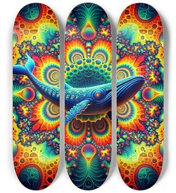 Psychedelic Fractal Whale #2