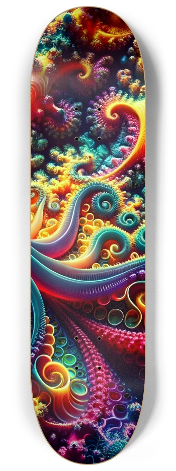 Psychedelic Fractal Squid #1 #3