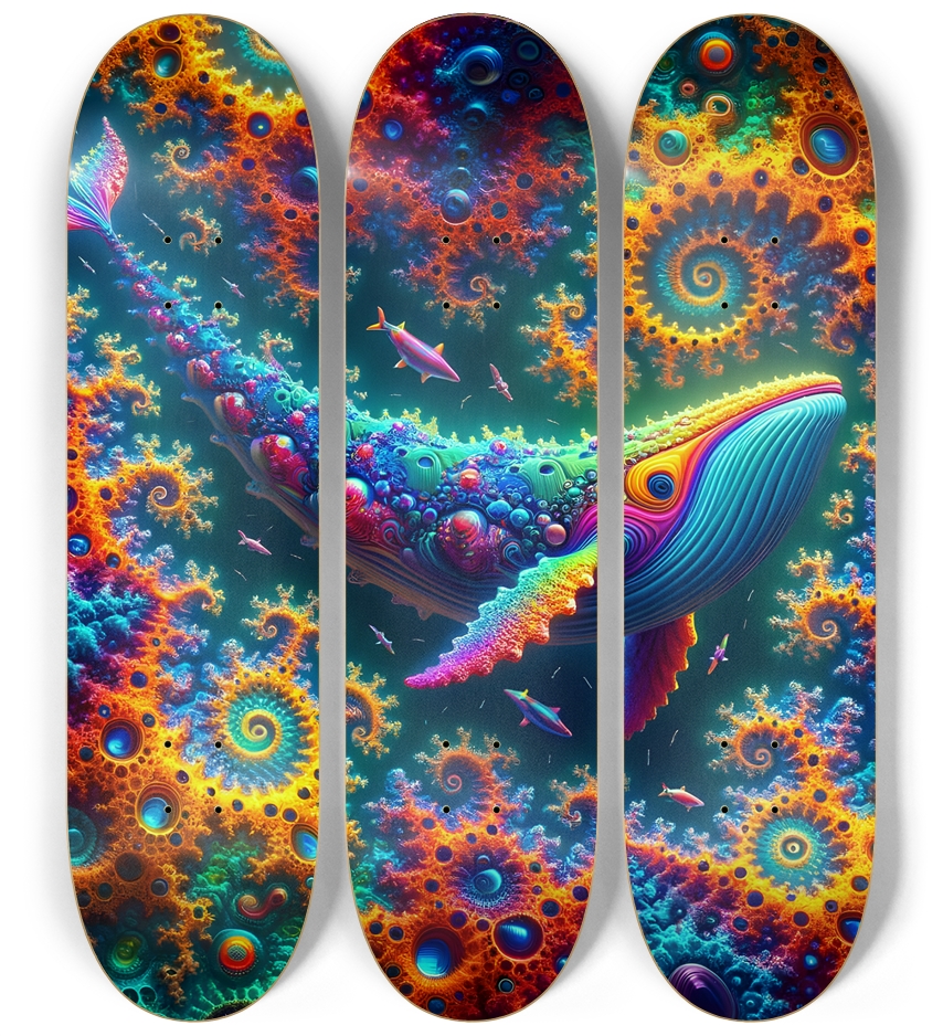 Psychedelic Fractal Whale #5