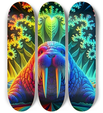 Psychedelic Fractal Walrus #5