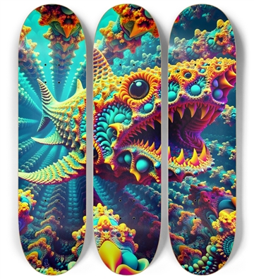 Psychedelic Fractal Shark #1