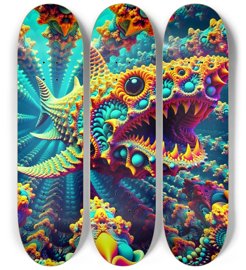 Psychedelic Fractal Shark #1