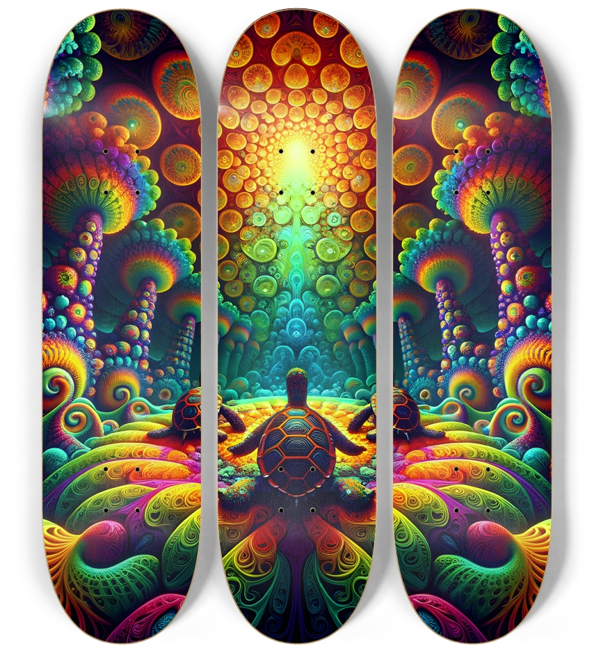 Psychedelic Fractal Sea Turtle #5