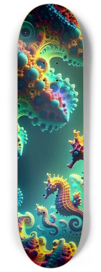 Psychedelic Fractal Sea Horse #2 #1