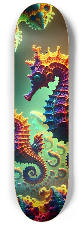 Psychedelic Fractal Sea Horse #2 #2