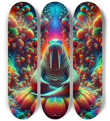 Psychedelic Fractal Walrus #4