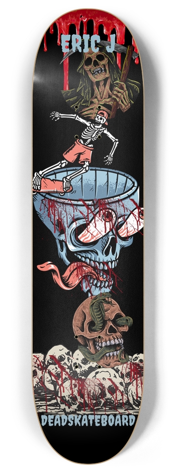 ERIC J PRO DEADSKATEBOARD 8 Inch Skateboard Deck