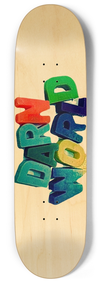 DARN WORLD Skateboard 9”