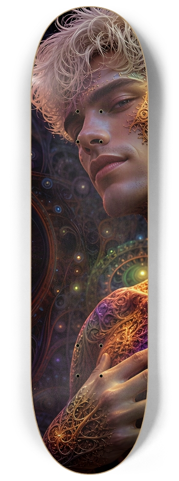 Psychedelic Fractal Bleach Blonde Elves #34 #1