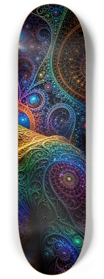 Psychedelic Fractal Bleach Blonde Elves #34 #3