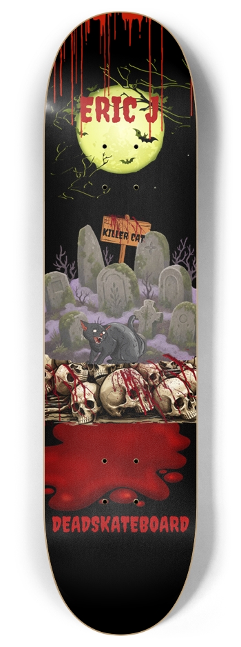 ERIC J PRO DEADSKATEBOARD KILLER CAT