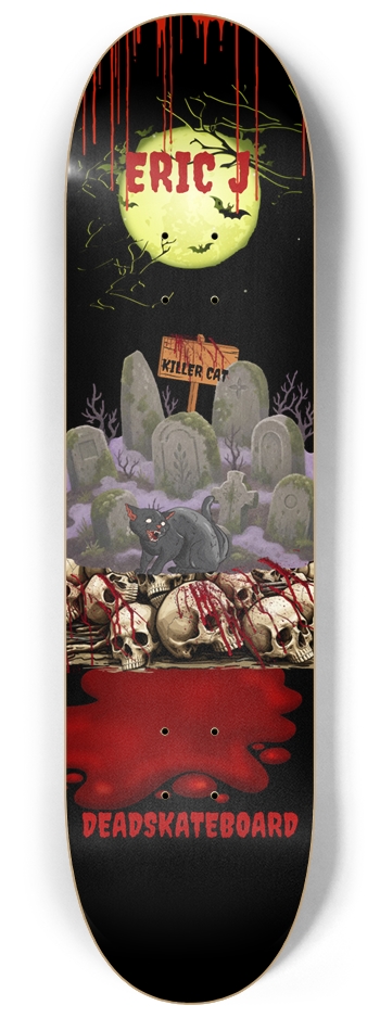 ERIC J PRO DEADSKATEBOARD KILLER CAT 8-1/4 Skateboard Deck
