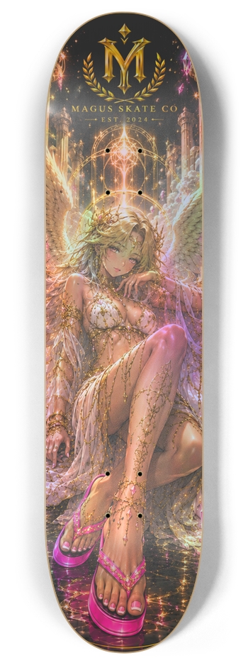 Magus Skate Co "Ethereal Realm Angel Mage" 8 Inch Skateboard Deck