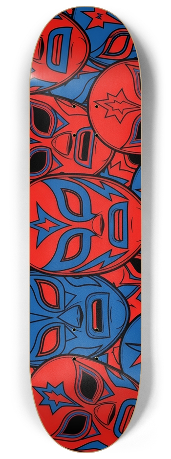 Luchador Mask Custom Skateboard 8-1/4 Skateboard Deck