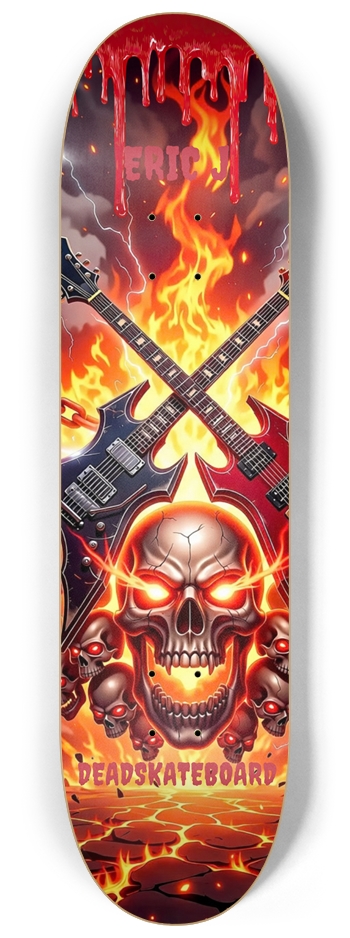 ERIC J PRO DEADSKATEBOARD METAL