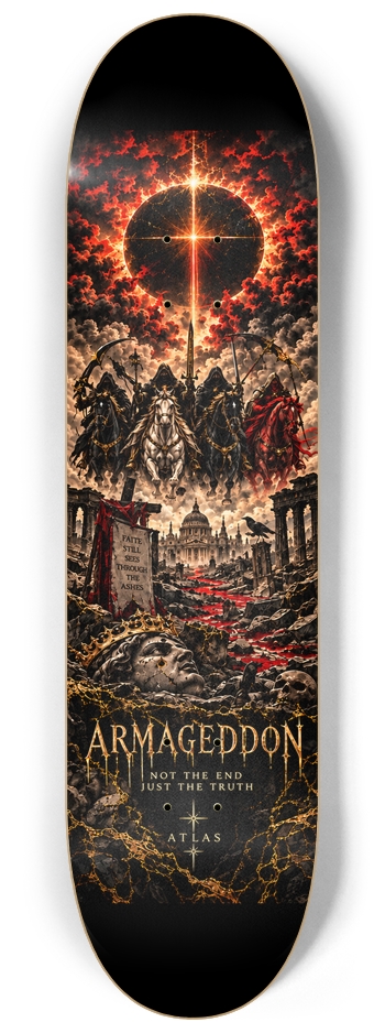 Armageddon 8-1/4 Skateboard Deck