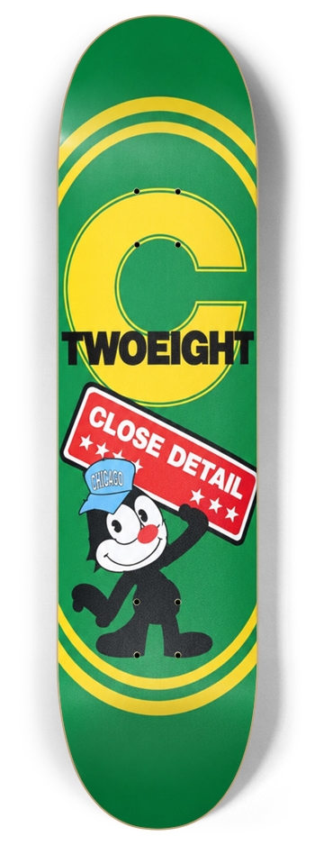 Chicago cat skateboard