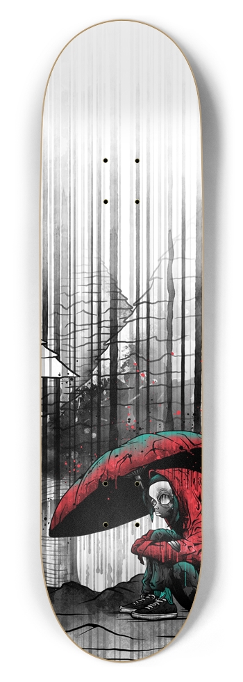 Droplet Laced Musing 8-1/2 Skateboard Deck