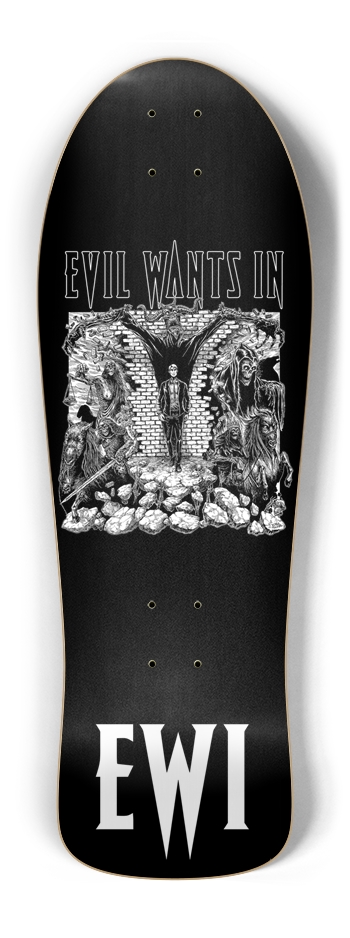 EWI Skateboard Old School Shape
