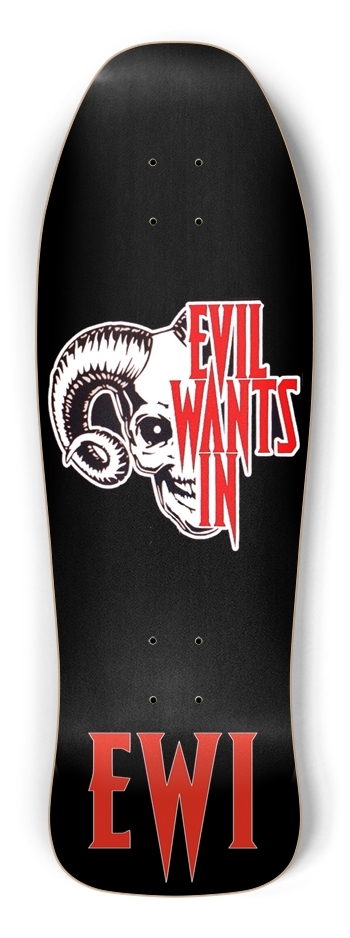 EWI Skull Skateboard