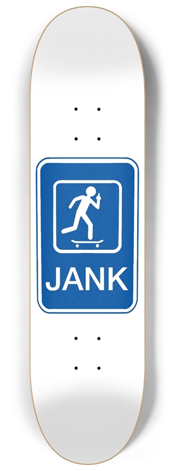 Jank logo deck 8.25 8-1/4 Skateboard Deck