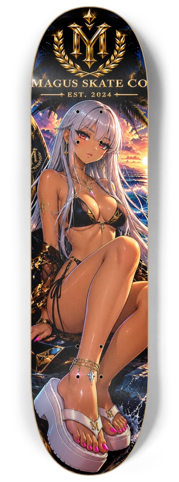 Magus Skate Co "Surfer Mage" 8-1/4 Skateboard Deck