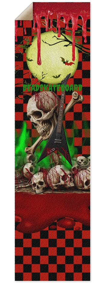 DEADSKATEBOARD GRIPTAPE METAL 3 9 x 33 Inch Griptape