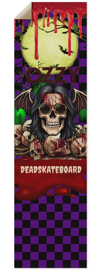 DEADSKATEBOARD OZZY GRIPTAPE 9 x 33 Inch Griptape