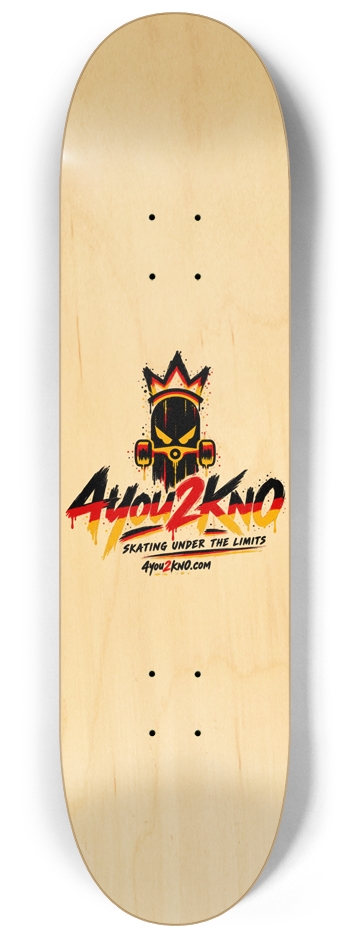 German Logo 8-1/4 Skateboard Deck