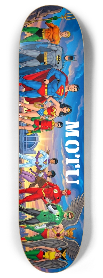 MOTU SUPERFRIENDS RETRO RETREAD 01 8 Inch Skateboard Deck