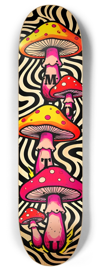 MOTU FAT ALI SHROOMS RETRO DECK 02 8 Inch Skateboard Deck