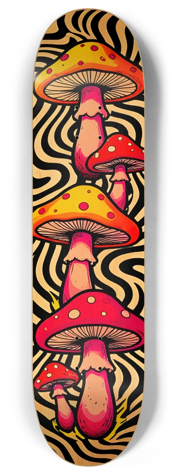 MOTU FAT ALI SHROOMS RETRO DECK 02 8 Inch Skateboard Deck
