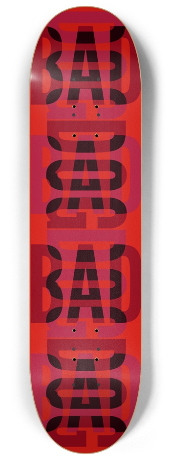 Bad Dog Crossed No.10 8-1/4 Skateboard Deck