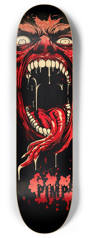PIMP RYAN REYNOLDS TRICK 01 LARGE 8 Inch Skateboard Deck