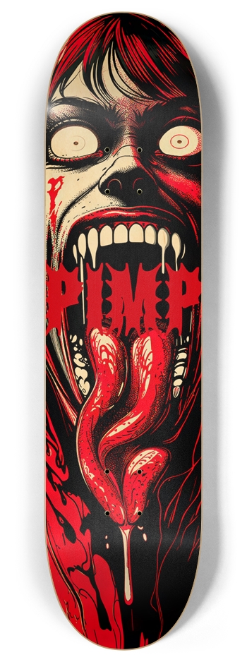 PIMP EXORCIST HO 02 8 Inch Skateboard Deck
